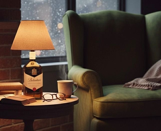 Ballantine’s bottle lamp