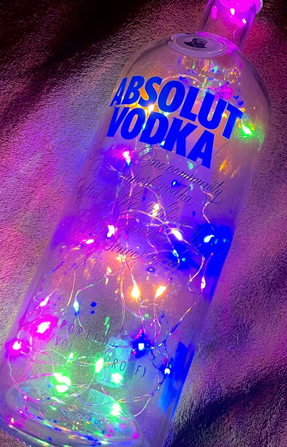 Absolute Vodka Bottle