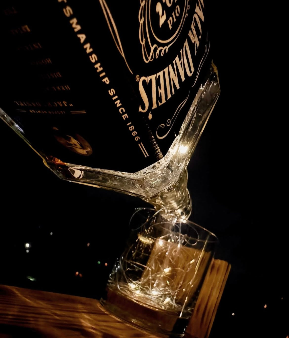 Jack Daniels Bottle Decor