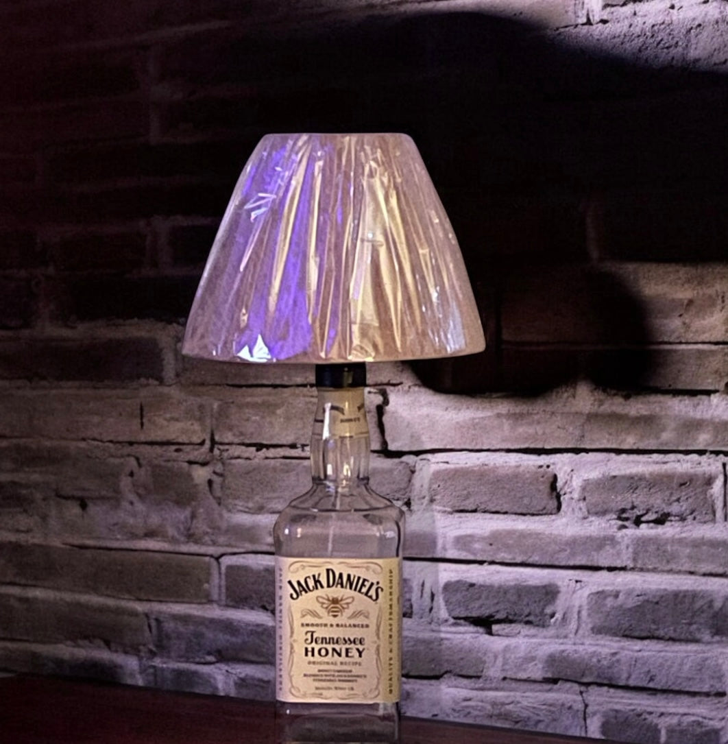 Jack Daniel's bottle lamp